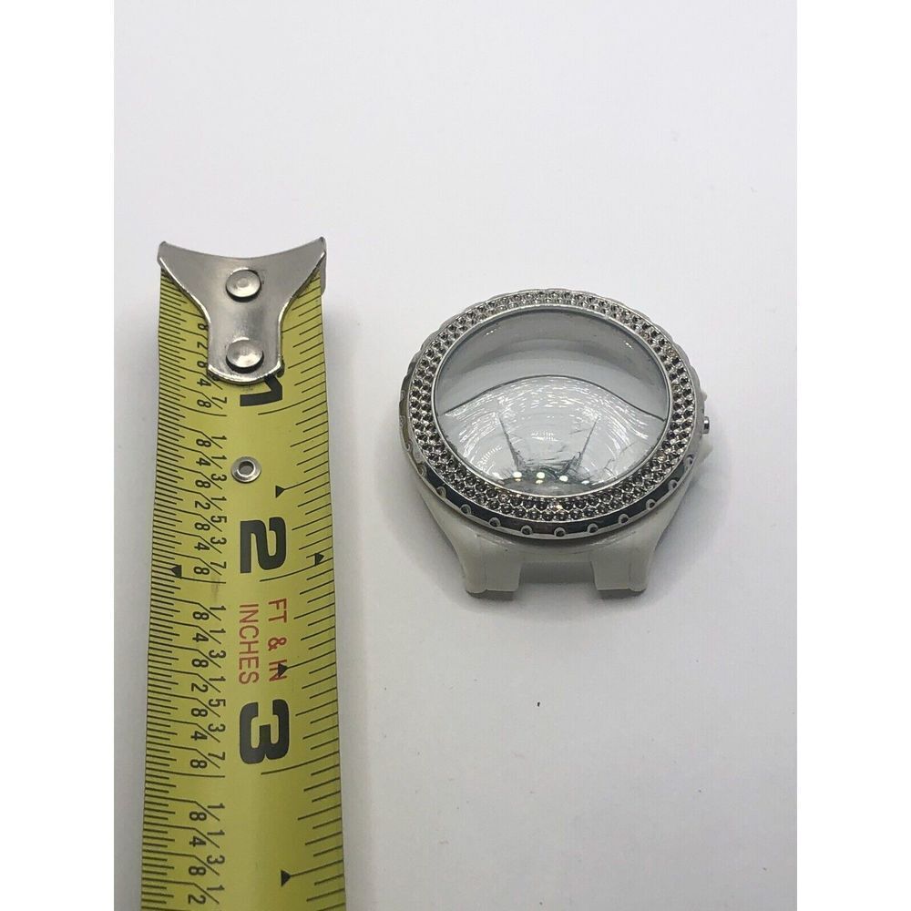 Michael Kors Watch Parts Case Only White Ceramic W/Crystal 42mm GY380